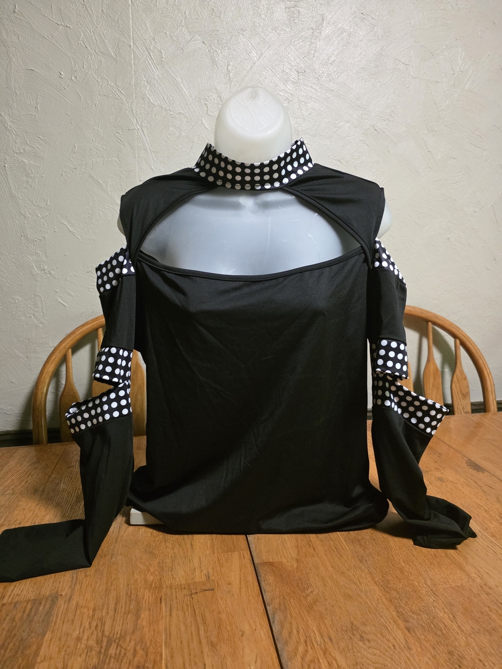 Grunge Witchy Whimsigoth Festival Black Long Sleeve Top